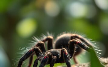 Vogelspinne Haltung für Anfänger: Diese Arten sind geeignet! https://image.pollinations.ai/prompt/