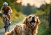 Verbellt Ihr Hund Radfahrer und Jogger? So stoppen Sie es! https://image.pollinations.ai/prompt/