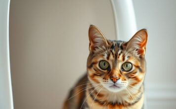 Verweigert Ihre Katze plötzlich das Katzenklo? Das steckt dahinter! https://image.pollinations.ai/prompt/