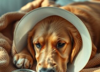 Hund frisst nicht nach der OP: So päppeln Sie ihn wieder auf! https://image.pollinations.ai/prompt/