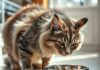 Warum scharrt meine Katze neben dem Futternapf? https://image.pollinations.ai/prompt/